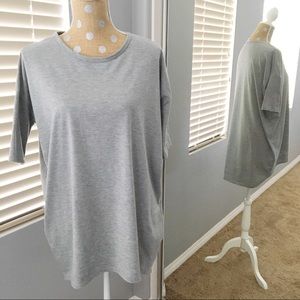 LuLaRoe Irma Tunic in Heathered Gray